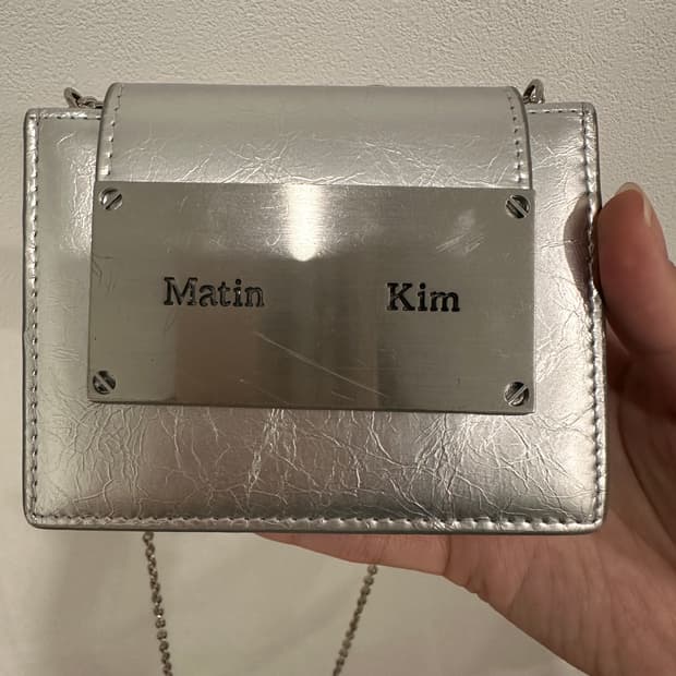 마뗑킴 실버 미니백
