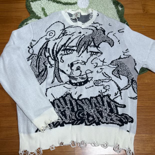 나이트클럽 X 준 이나가와 콜라보 니트