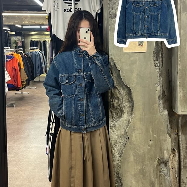 갭 데님 자켓 XS #csz2150