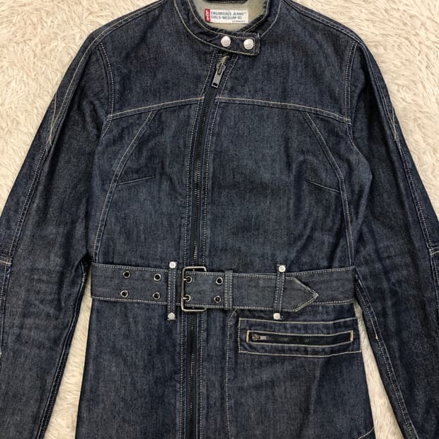 리바이스 엔지니어드 벨티드 데님 자켓/#172