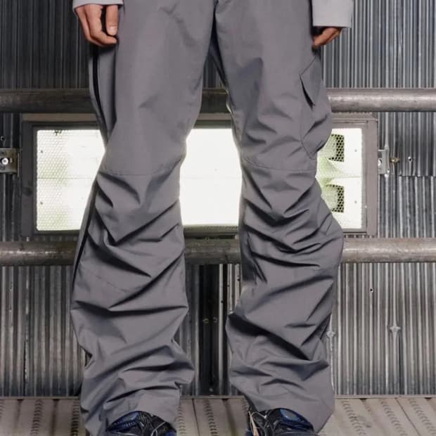 그레일즈 핀턱 나일론 팬츠 1사이즈