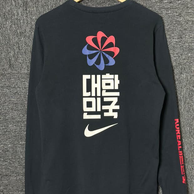 나이키 코리아 긴팔티 L (100) 블랙