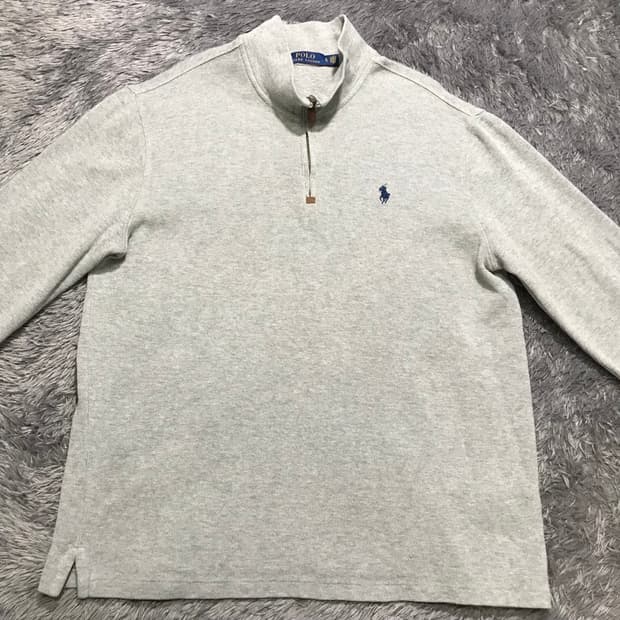 [[XL] 폴로(POLO)랄프로렌 반집업 긴팔티셔츠@904