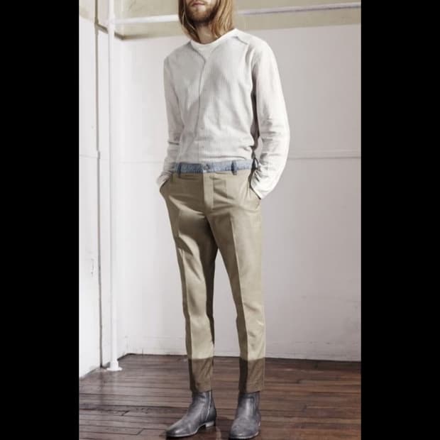 메종 마르지엘라 h&m 콜라보 치노팬츠