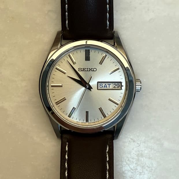 세이코 sbth 007 샴페인골드 풀박스 가죽스트랩