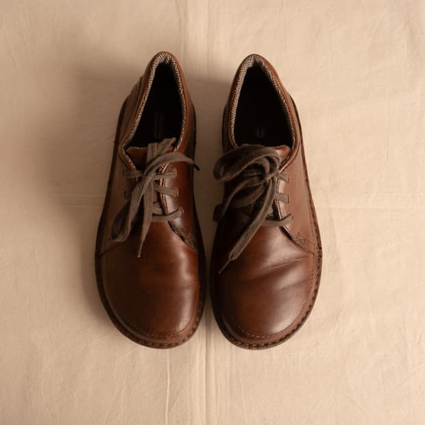 Patagonia Loulu Walnut leather shoes