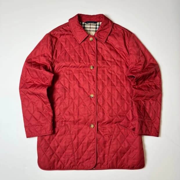 버버리 00's 체크 안감 퀼팅 자켓 PN8149