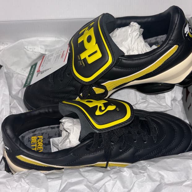 푸마 셀돔킹 퍽스앤미니 블랙 타르트 260 신발