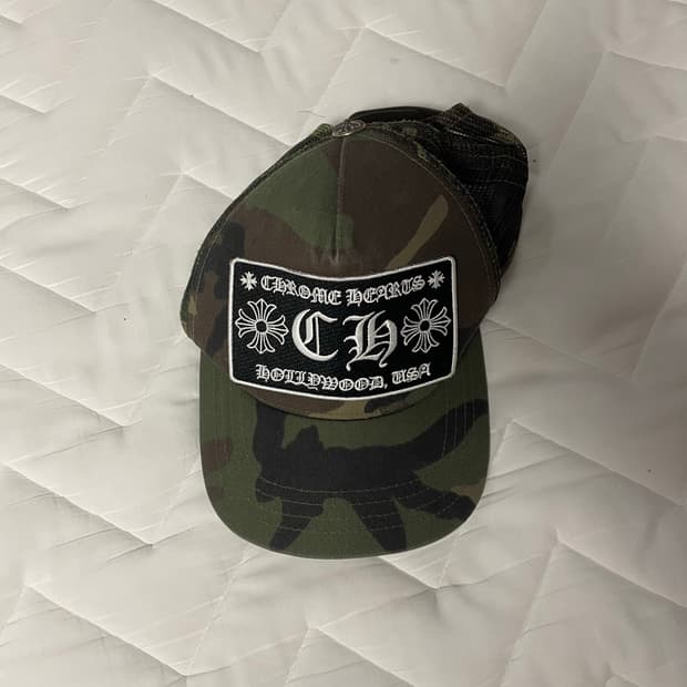 크롬하츠 카모 메쉬 캡