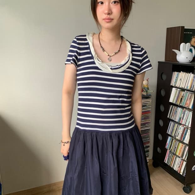 sacai luck, ruffle dress