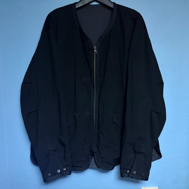 (2) 해칭룸 리버시블 라이너 자켓 차콜/블랙