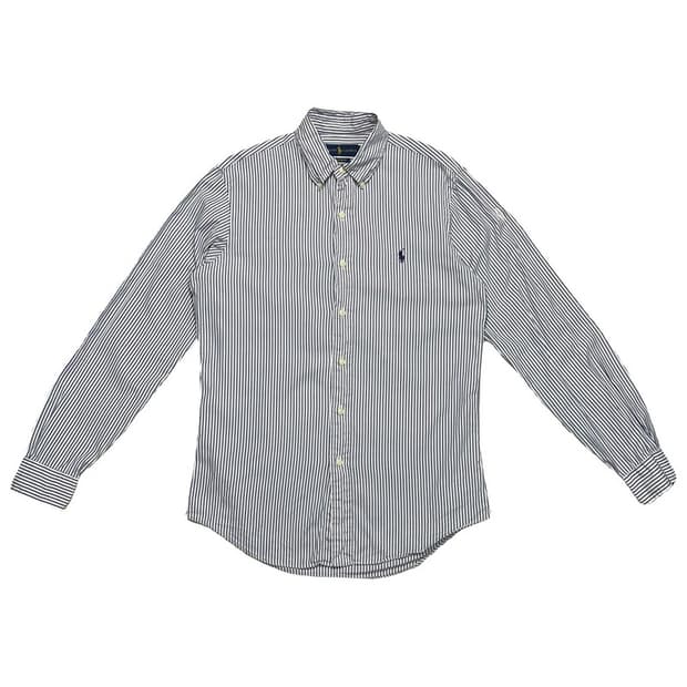 POLO RALPH LAUREN 스트라이프 셔츠 블루 S
