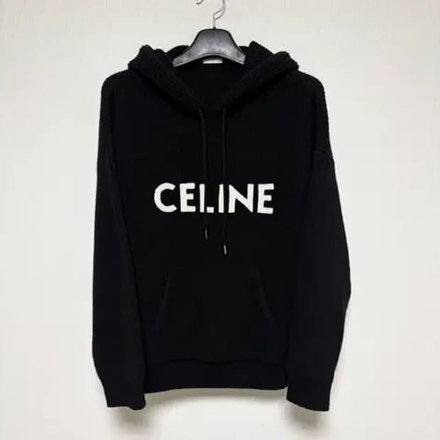 [M] 셀린느 리브드 니트 후드