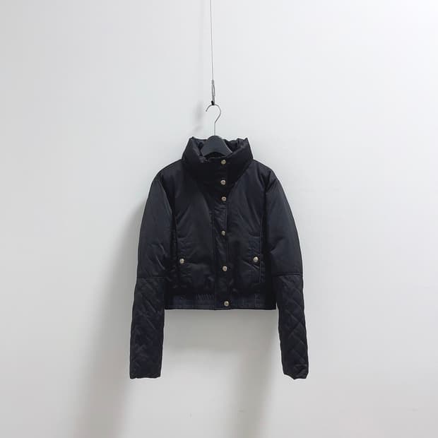 미스치프 블랙 숏패딩