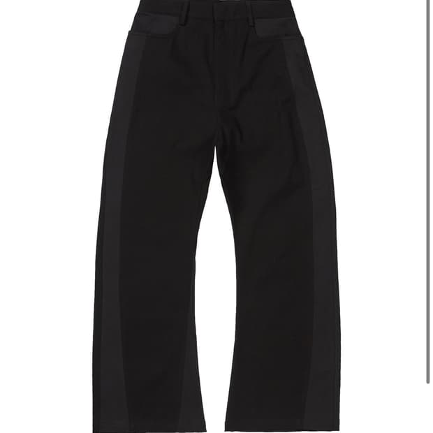 m 엑슬림 xlim ep9 03 트라우저 팬츠 블랙