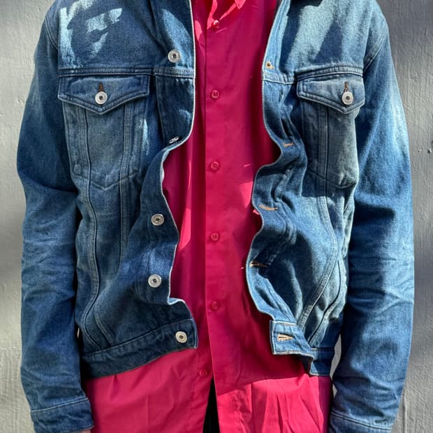 와이프로젝트 와이어 데님자켓