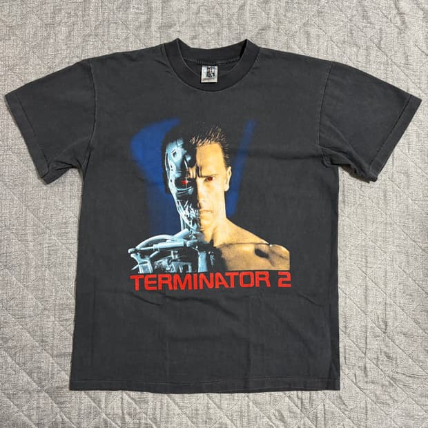 터비네이터 싱글스티치 티셔츠