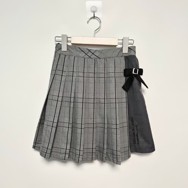 메조피아노 체크스커트 갸루 러블리 