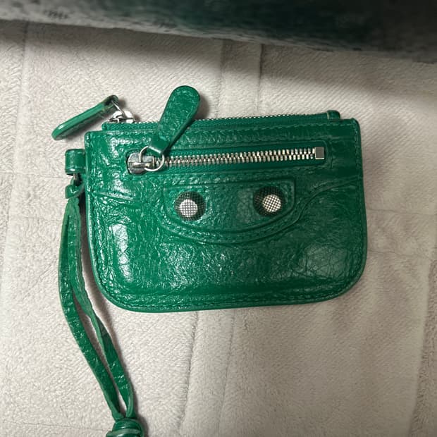 발렌시아가 르카골 카드지갑 그린컬러