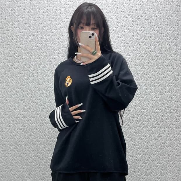 아디다스 레알마드리드 100주년 유니폼 롱슬리브 M C10757