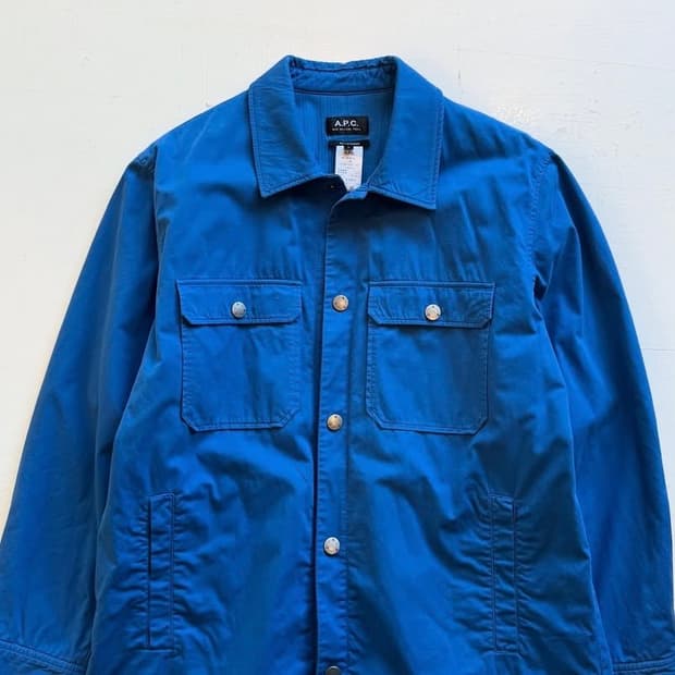 21fw 아페쎄 블루 워크 자켓