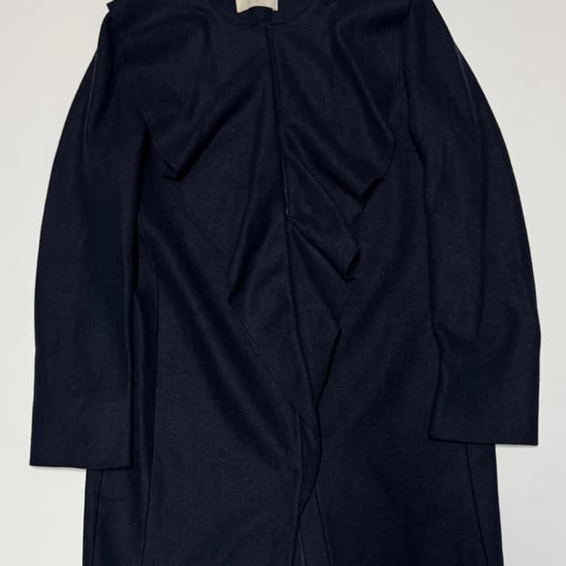 여성 미샤 Michaa 블라우스 형 코트 네이비