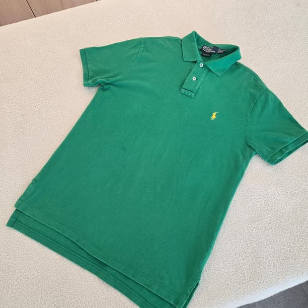 폴로 랄프로렌 그린 반팔 폴로티 M