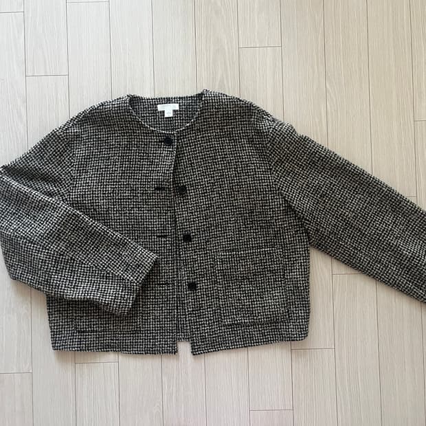 Arket 아르켓 헤링본 울 자켓