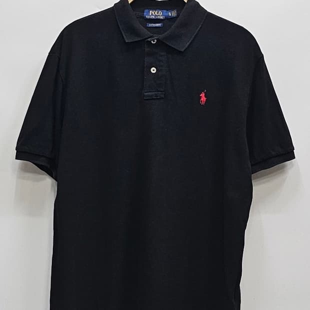 POLO 폴로 랄프로렌 커스텀 슬리림핏 메시 폴로 티셔츠 / 남 XL