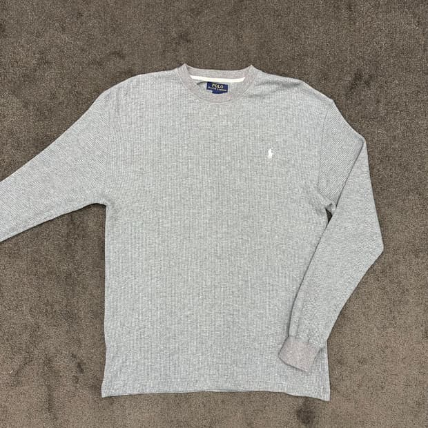 폴로 랄프로렌 남성 와플 롱슬리브 L