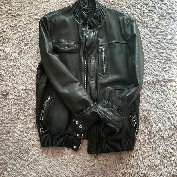 리얼 양가죽 자켓 (블루종)