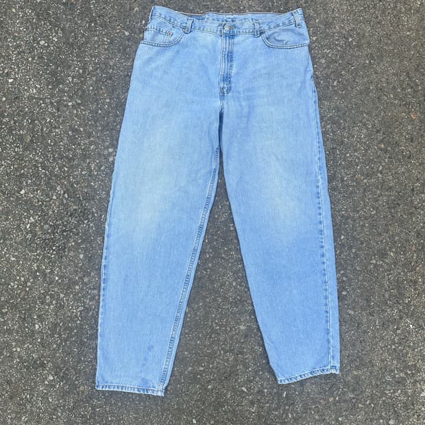 빈티지 리바이스 570 배기핏 데님 팬츠