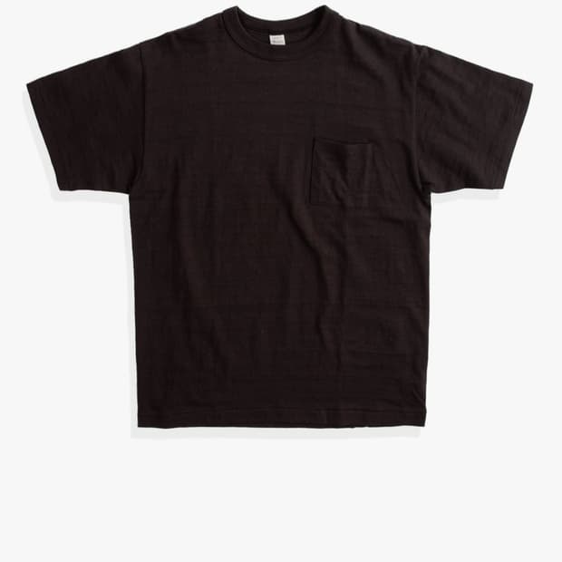 (XL)웨어하우스 4601 포켓 반팔 티셔츠 블랙