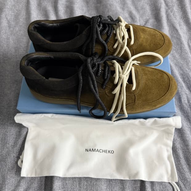 나마체코 오스터리 스니커 스프레이드 모스 그린(43)