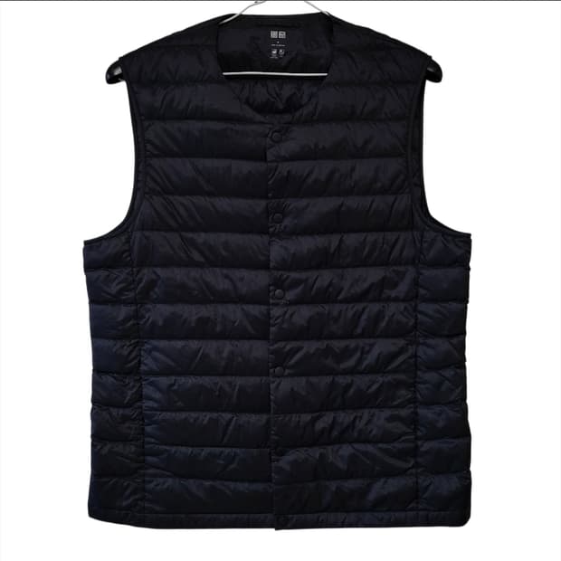 유니클로 구스다운패딩조끼 95-100 거위털