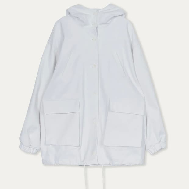 페스토 SAFARI HOODED JACKET WHITE