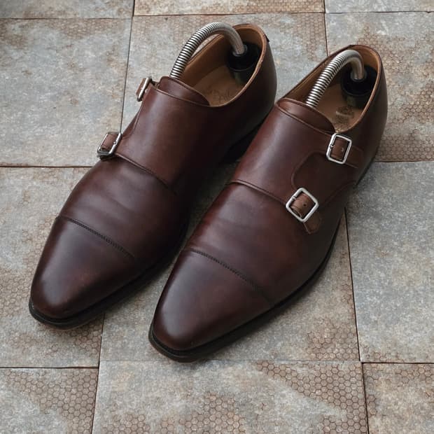 (275)크로켓 앤 존스 더블 몽크 스트랩 구두