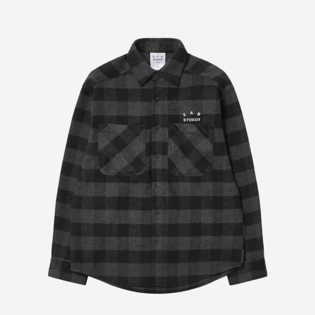 아이앱스튜디오 깅엄체크 셔츠 블랙화이트 새상품