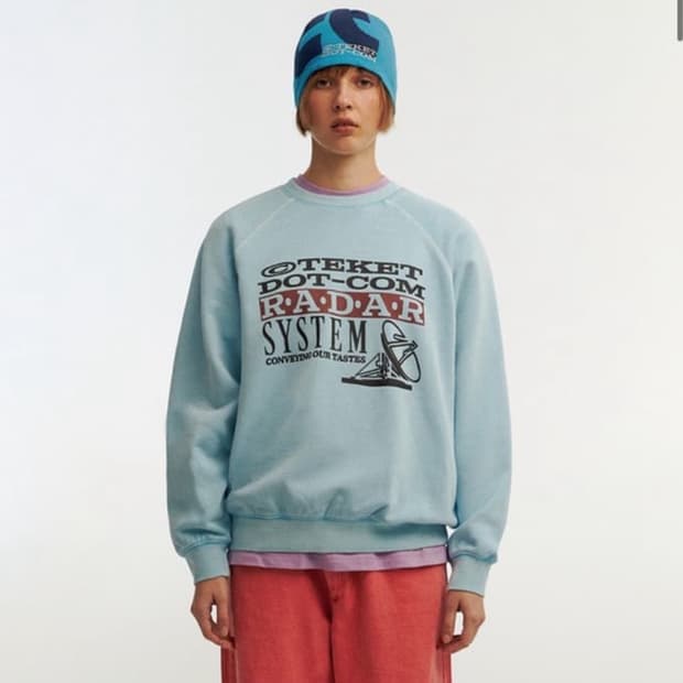 테켓 맨투맨 radar regular sweatshirt