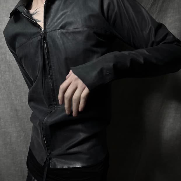 M.A+ Maurizio Amadei Leather Jacket