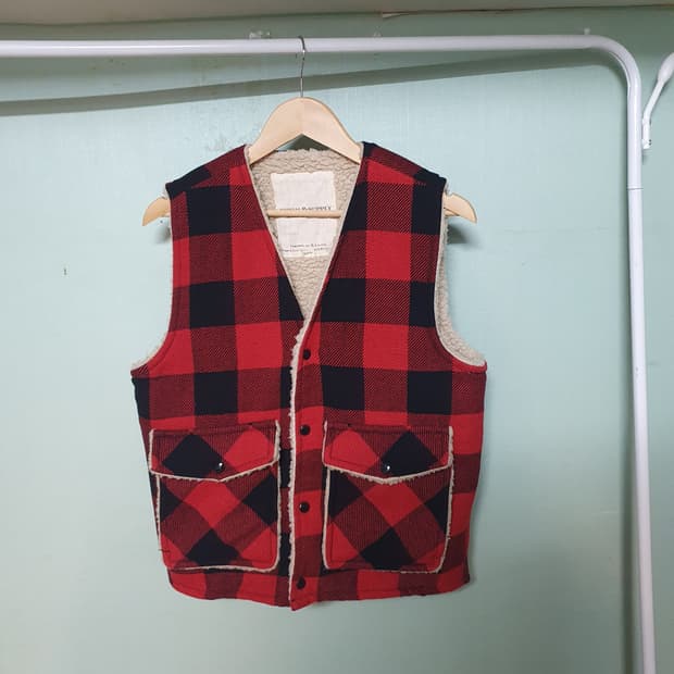 폴로랄프로렌 버팔로 쉐르파 조끼 베스트 s 95