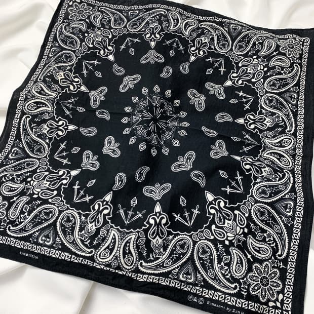 [정품] VINTAGE 페이즐리 빈티지 쁘띠스카프 손수건