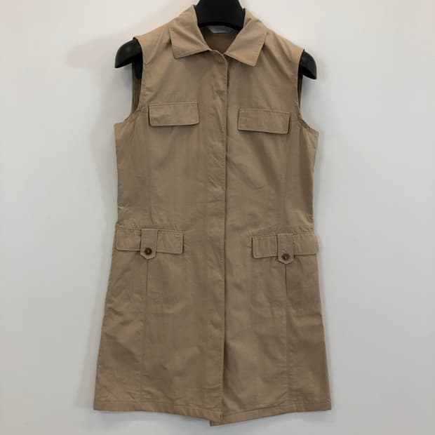 시스템 슬리브리스 민소매 원피스셔츠 82-94-160