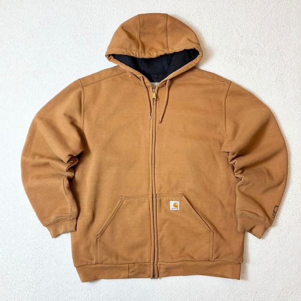 칼하트 레인디펜더 워크웨어 써멀 후드집업 PN6951