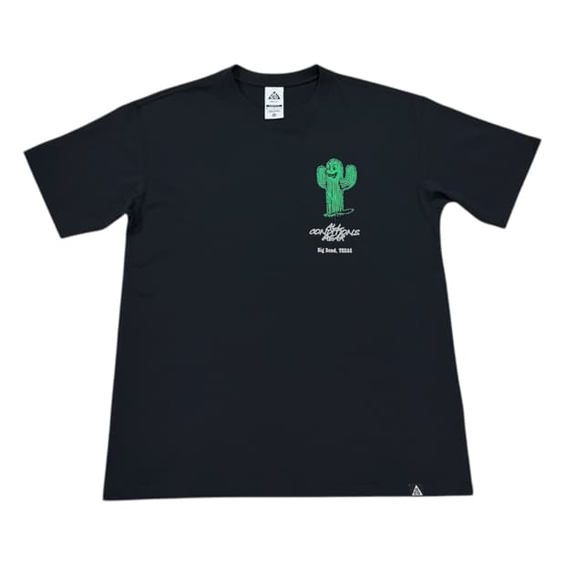 나이키 ACG 선인장 프린트 반팔티 블랙 M