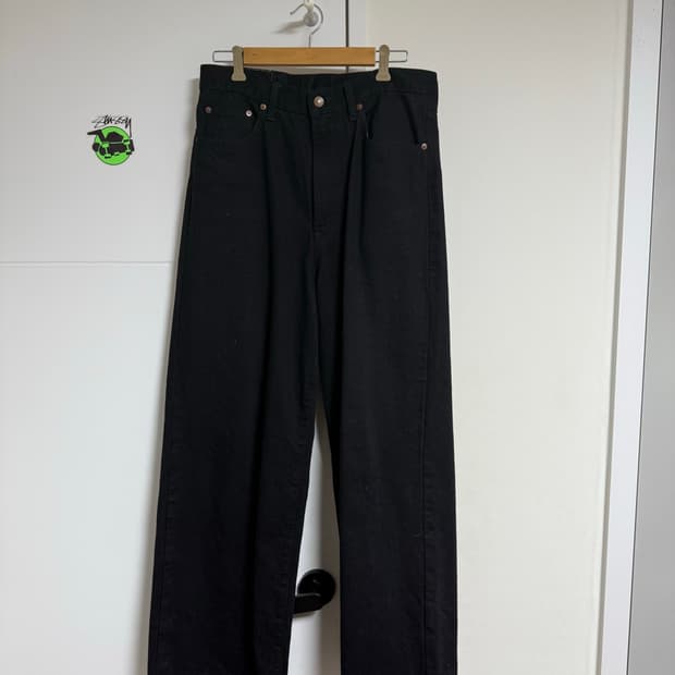 언유즈드 와이드 데님