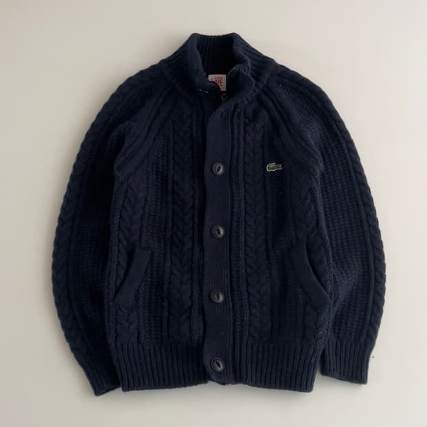 라코스테 케이블 니트 가디건 2