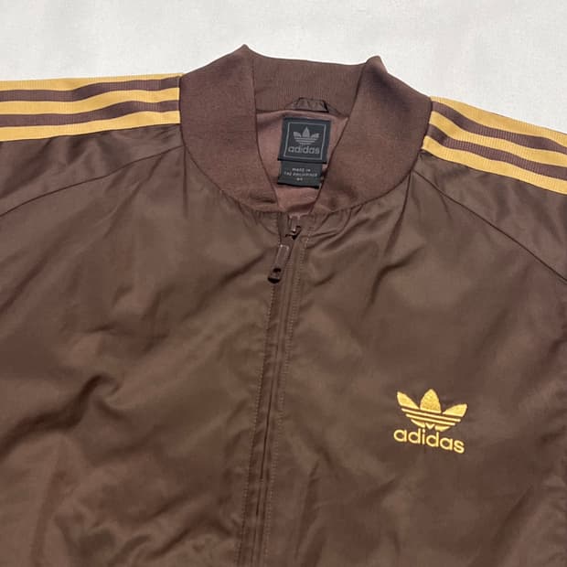 95 아디다스 슈퍼스타 트위스트 브라운 트랙자켓