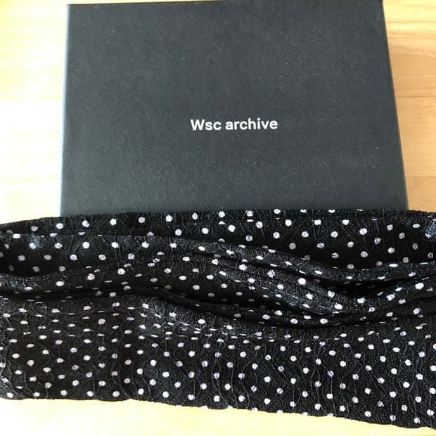 Wsc archive dot scarf 도트 스카프