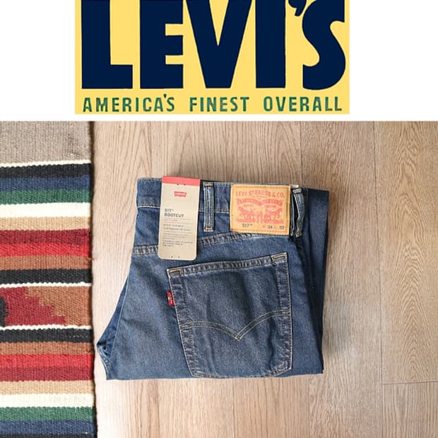 
LEVIS 리바이스 517 부츠컷 데님 34사이즈 새제품